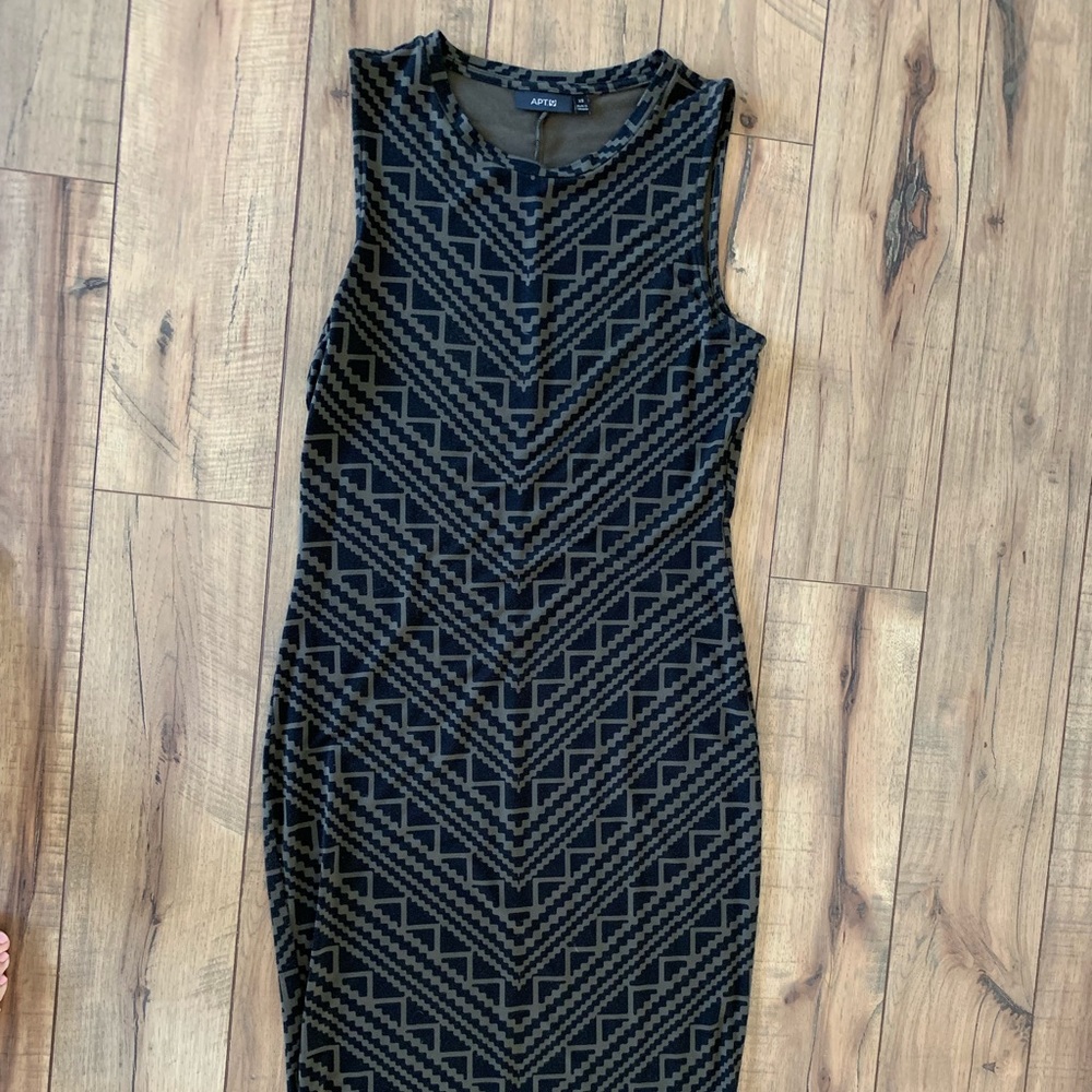 Apt 9 geo pattern cotton dress. Size cod